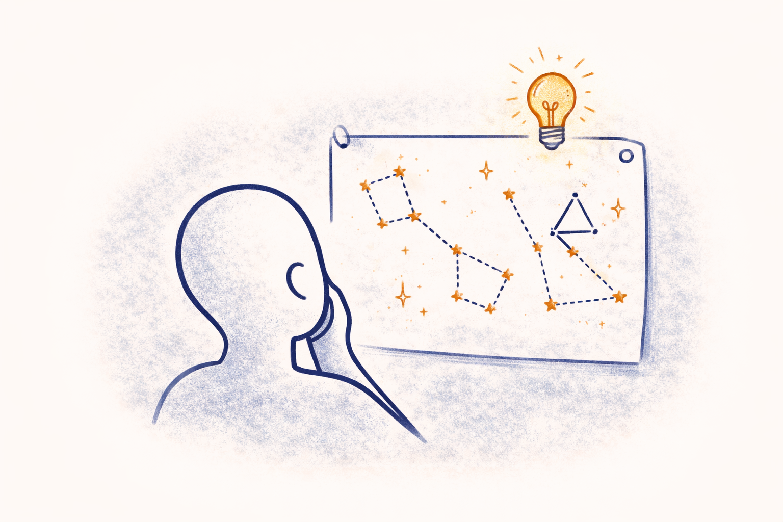 Patterns becoming visible